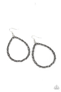 Paparazzi Jewelry & Accessories - Galaxy Gardens - Silver Earrings. Bling By Titia Boutique