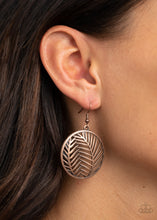 Load image into Gallery viewer, Paparazzi Jewelry &amp; Accessories -  Palm Perfection - Copper Earrings. Bling By Titia Boutique
