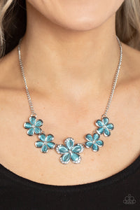 Paparazzi Accessories - Garden Daydream - Blue Necklace - Bling By Titia Boutique