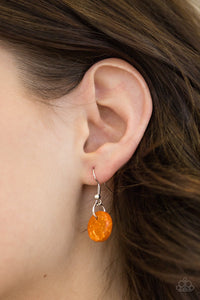 Hoppin Honolulu - Orange Wooden Bead Paparazzi Jewelry Necklace paparazzi accessories jewelry Necklaces