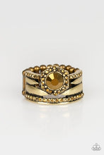 Load image into Gallery viewer, Paparazzi Jewelry &amp; Accessories - Modern Maven - Brass Ring.  Bling By Titia Boutique 