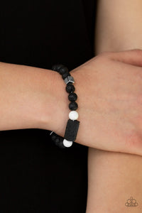Paparazzi Jewelry & Accessories - Run Out The BLOCK - White Bead Bracelet. Bling By Titia Boutique