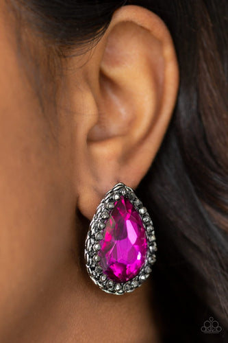 Paparazzi Jewelry & Accessories - Dare To Shine - Pink Earrings. Bling By Titia Boutique