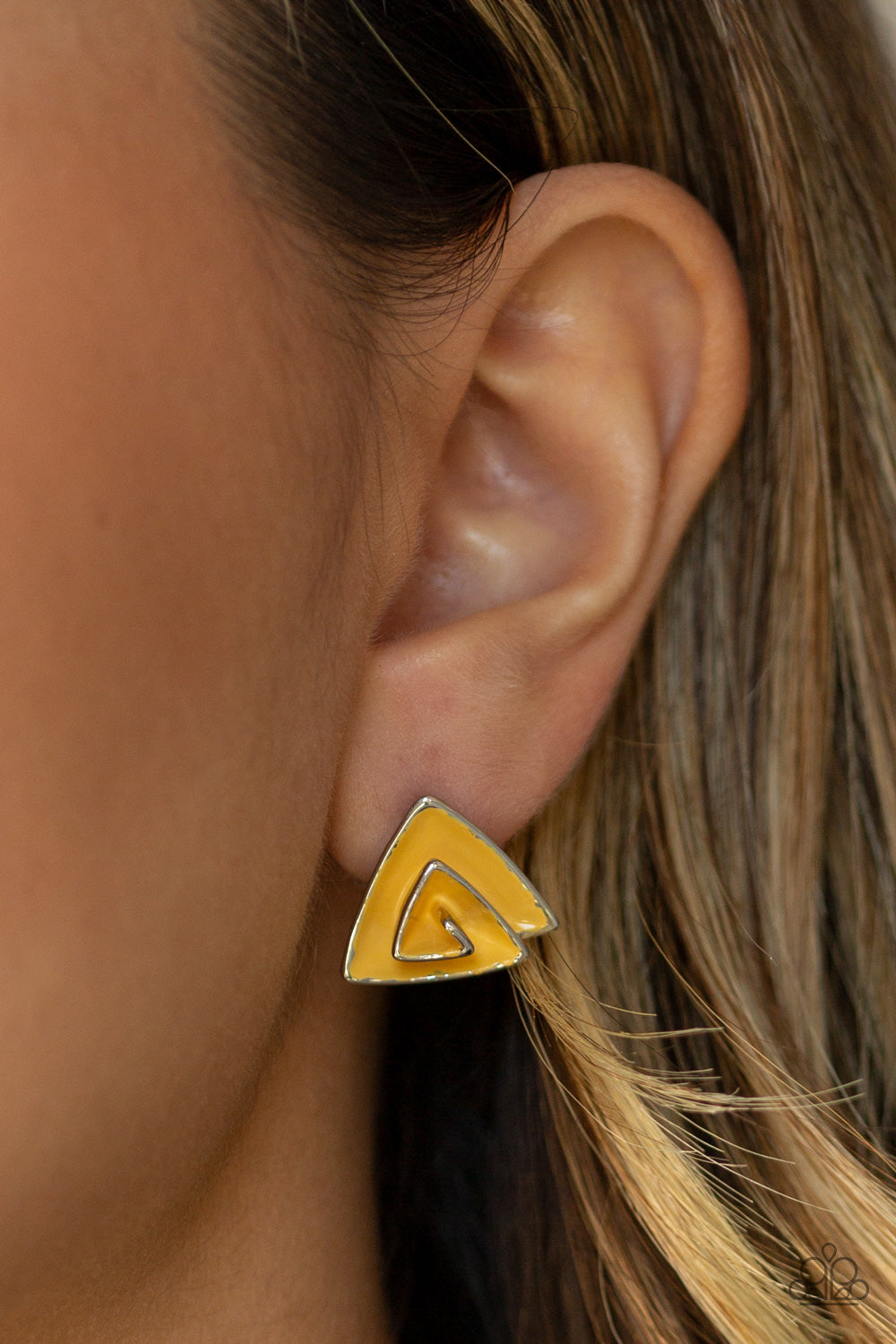 Paparazzi Jewelry & Accessories - On Blast - Yellow Earrings. Bling By Titia Boutique