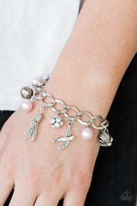 Paparazzi Jewelry & Accessories - Lady Love Dove - Pink Bracelet. Bling By Titia Boutique