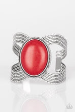 Load image into Gallery viewer, Paparazzi Jewelry &amp; Accessories - Coyote Couture - Red Bracelet. Bling By Titia Boutique
