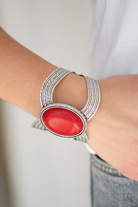 Paparazzi Jewelry & Accessories - Coyote Couture - Red Bracelet. Bling By Titia Boutique
