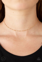 Load image into Gallery viewer, Paparazzi Jewelry &amp; Accessories - Take A Risk - Gold Choker. Bling By Titia Boutique