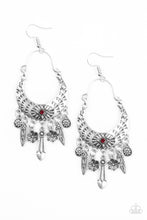 Load image into Gallery viewer, Paparazzi Jewelry &amp; Accessories - Nature Escape - Red Earrings. Bling By Titia Boutique