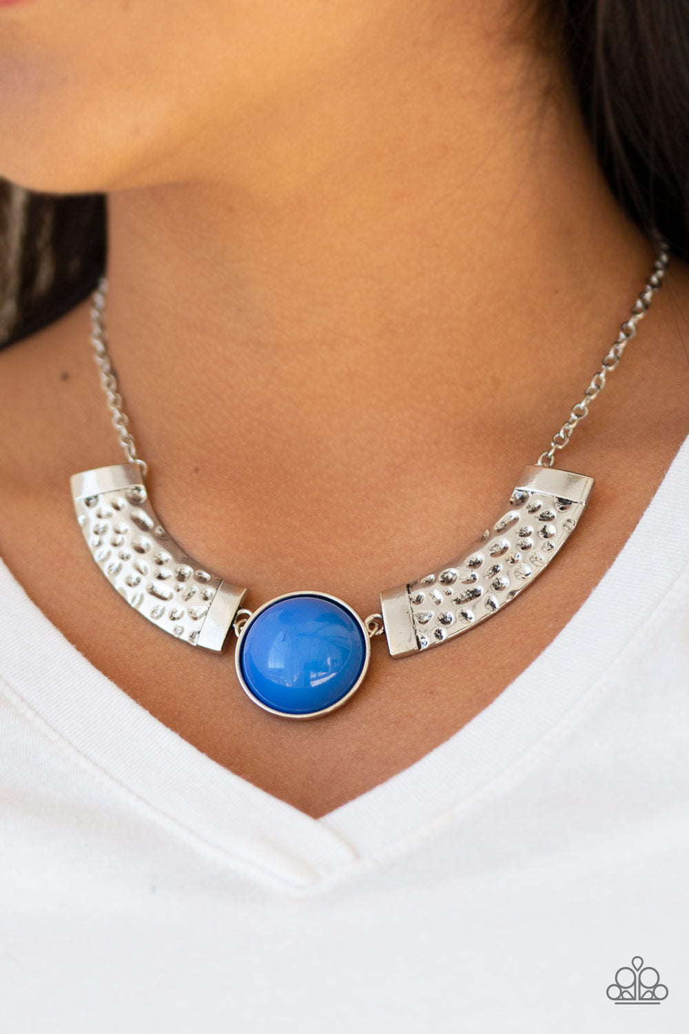 Paparazzi Accessories - Egyptian Spell - Blue Necklace