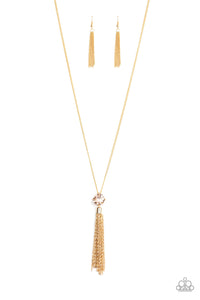 Paparazzi Jewelry & Accessories - Five-Alarm FIREWORK - Gold Necklace. Bling By Titia Boutique