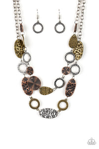 Paparazzi Jewelry & Accessories - Trippin On Texture - Multi Necklace. Bling By Titia Boutique