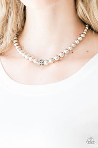 Paparazzi Jewelry & Accessories - High-Stakes FAME - Silver Necklace. Bling By Titia Boutique
