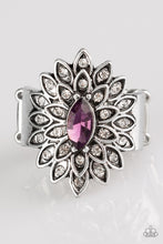 Load image into Gallery viewer, Paparazzi Jewelry &amp; Accessories - Blooming Fireworks - Purple Ring. Bling By Titia Boutique