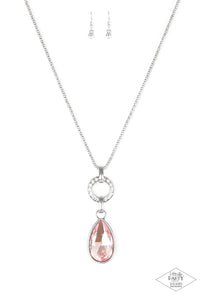 Paparazzi Jewelry & Accessories - Lookin Like A Million - Pink Rhinestone Necklace. Bling By Titia Boutique