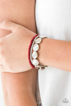 Load image into Gallery viewer, Paparazzi Jewelry &amp; Accessories - Beyond The Basics - Red Bracelet. Bling By Titia Boutique