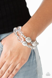 Paparazzi Jewelry & Accessories - Downtown Dazzle - Silver Bracelet. Bling By Titia Boutique