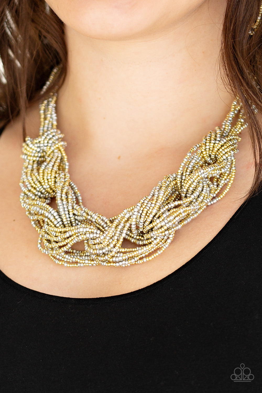 Paparazzi Jewelry & Accessories - City Catwalk - Gold Necklace. Bling By Titia Boutique