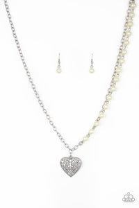 Paparazzi Jewelry & Accessories - Forever In My Heart - Yellow Necklace. Bling By Titia Boutique
