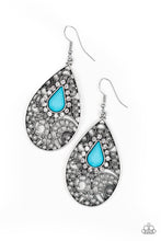 Load image into Gallery viewer, Paparazzi Accessories - Modern Monte Carlo - Blue Earrings