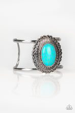 Load image into Gallery viewer, Paparazzi Jewelry &amp; Accessories - Extra EMPRESS-ive - Blue Bracelet. Bling by Titia Boutique