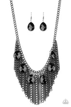 Load image into Gallery viewer, Paparazzi Jewelry &amp; Accessories - Vixen Conviction - Black Necklace. Bling By Titia Boutique
