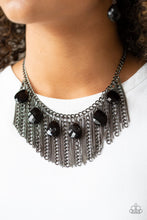 Load image into Gallery viewer, Paparazzi Jewelry &amp; Accessories - Vixen Conviction - Black Necklace. Bling By Titia Boutique