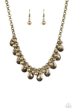 Load image into Gallery viewer, Paparazzi Jewelry &amp; Accessories - Stage Stunner - Brass Bead Necklace. Bling By Titia Boutique