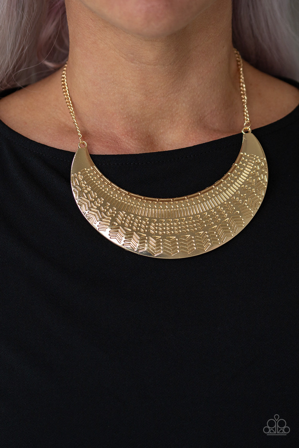 Paparazzi Jewelry & Accessories - Large As Life - Gold Necklace. Bling By Titia Boutique