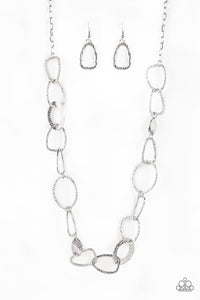 Paparazzi Jewelry & Accessories - Metro Nouveau - Silver Necklace. Bling By Titia Boutique