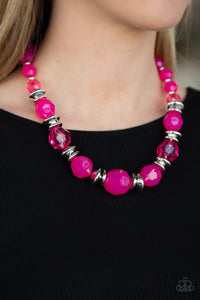 Paparazzi Jewelry & Accessories - Dine And Dash - Pink Necklace. Bling By Titia Boutique