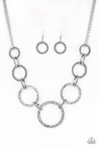 Paparazzi Jewelry & Accessories - City Circus - Silver Necklace. Bling By Titia Boutique