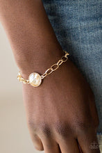 Load image into Gallery viewer, Paparazzi Jewelry &amp; Accessories - All Aglitter - Gold Bracelet. Bling By Titia Boutique