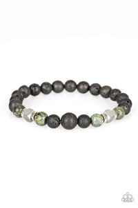 Paparazzi Accessories - Strength - Green Stone Bead Bracelet. Bling By Titia Boutique