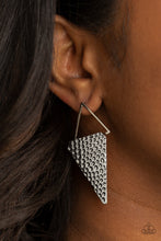 Load image into Gallery viewer, Paparazzi Jewelry &amp; Accessories - Have A Bite - Silver Earrings. Bling By Titia Boutique