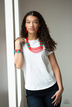 Load image into Gallery viewer, Paparazzi Accessories - Kickin It Outback - Red Necklace