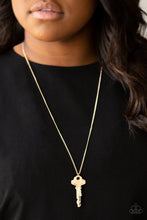 Load image into Gallery viewer, The Keynoter - Gold Keys Paparazzi Jewelry Necklace paparazzi accessories jewelry Necklace