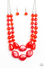Load image into Gallery viewer, Paparazzi Jewelry &amp; Accessories - Beach Glam - Red Necklace. Bling By Titia Boutique