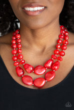 Load image into Gallery viewer, Paparazzi Jewelry &amp; Accessories - Beach Glam - Red Necklace. Bling By Titia Boutique