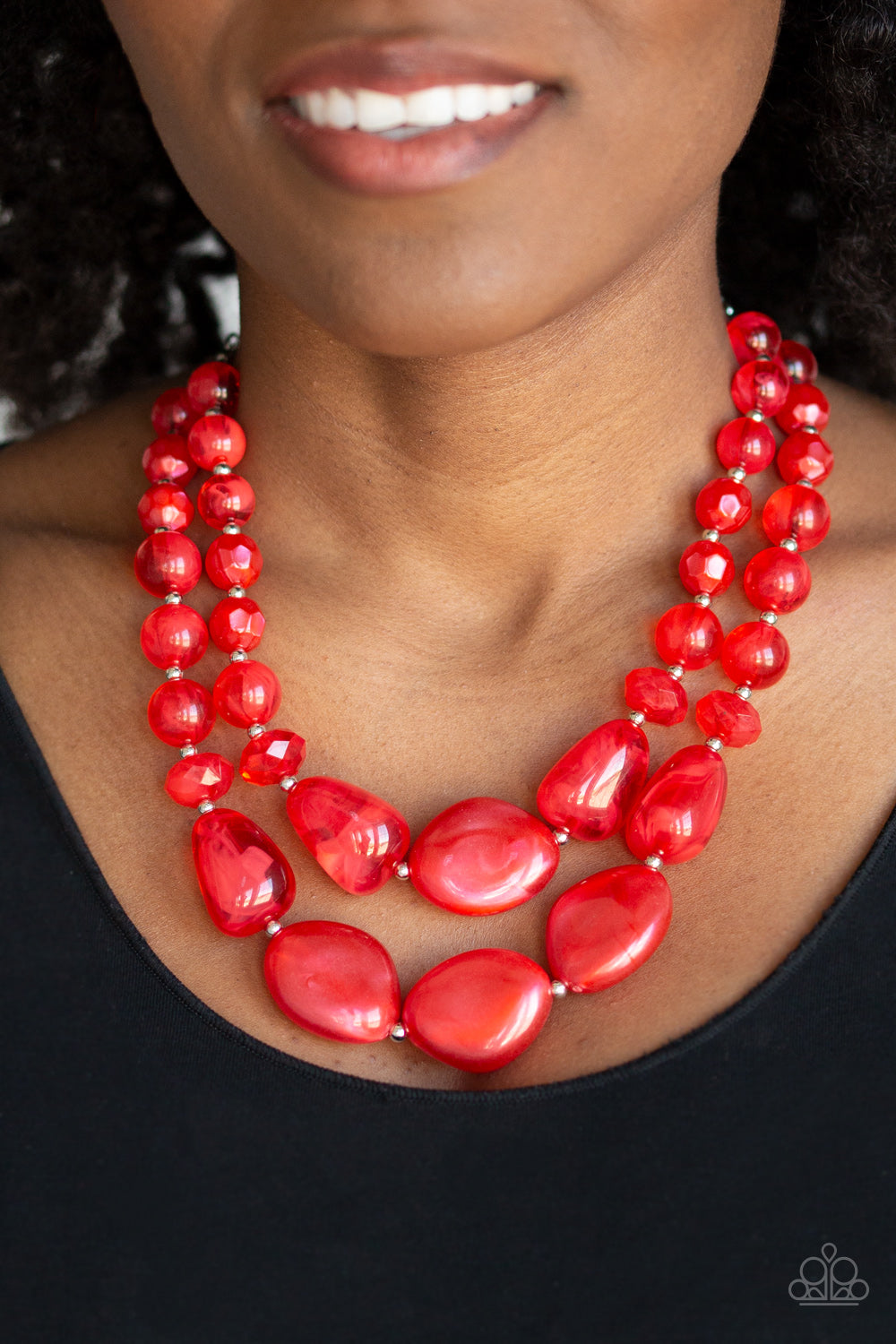 Paparazzi Jewelry & Accessories - Beach Glam - Red Necklace. Bling By Titia Boutique