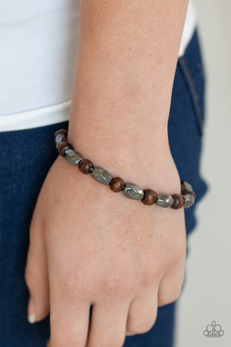 Paparazzi Jewelry & Accessories - Resilient - Brown Bracelet. Bling By Titia Boutique