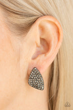Load image into Gallery viewer, Paparazzi Jewelry &amp; Accessories - Supreme Sheen - Black Earrings. Bling By Titia Boutique