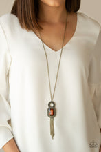 Load image into Gallery viewer, Paparazzi Accessories - A Good TALISMAN Is Hard To Find - Brown Necklace