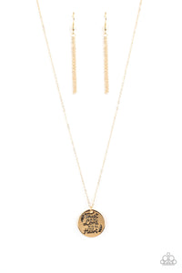 Paparazzi Accessories - All You Need Is Trust - Gold Necklace