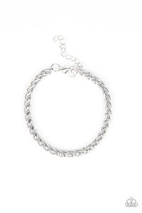 Paparazzi Jewelry & Accessories - Knocked It Out Of The Park - Silver Bracelet. Bling By Titia Boutique