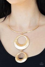 Load image into Gallery viewer, Paparazzi Jewelry &amp; Accessories - Egyptian Eclipse - Gold Necklace. Bling By Titia Boutique