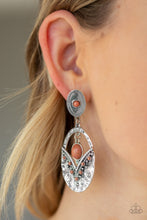 Load image into Gallery viewer, Paparazzi Jewelry &amp; Accessories - Terra Tribute - Brown Earrings. Bling By Titia Boutique