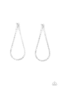 Paparazzi Jewelry & Accessories - Diamond Drops - White Earrings. Bling By Titia Boutique