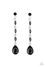 Load image into Gallery viewer, Paparazzi Jewelry &amp; Accessories - Must Love Diamonds - Black Earrings. Bling By Titia Boutique