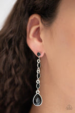 Load image into Gallery viewer, Paparazzi Jewelry &amp; Accessories - Must Love Diamonds - Black Earrings. Bling By Titia Boutique